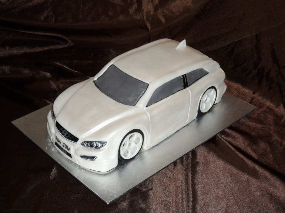 Свадебный торт с машиной