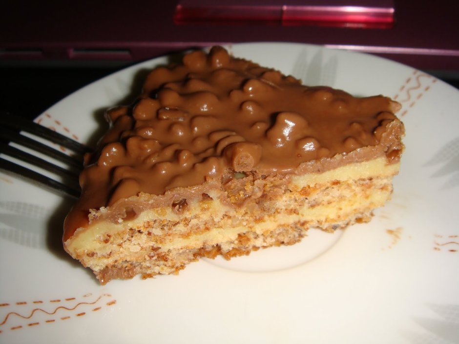 Миндально шоколадный торт daim