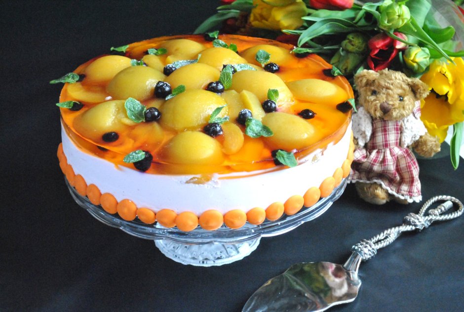 Торт сочный персик от Ольги Шобутинской