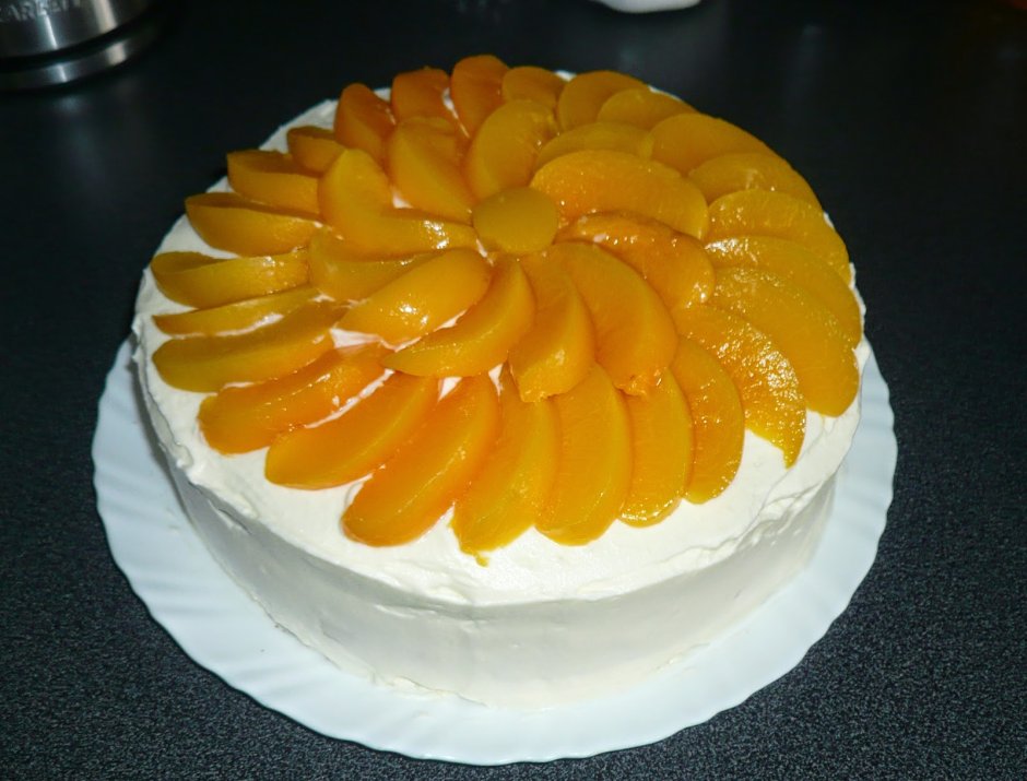 Торт персиковый йогурт 750г Хлебпром