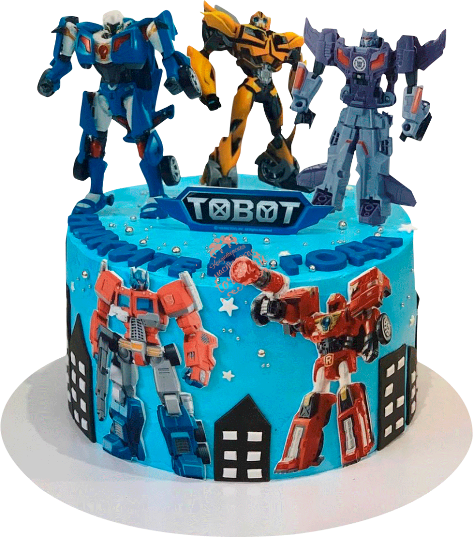 Торт робот Тобот