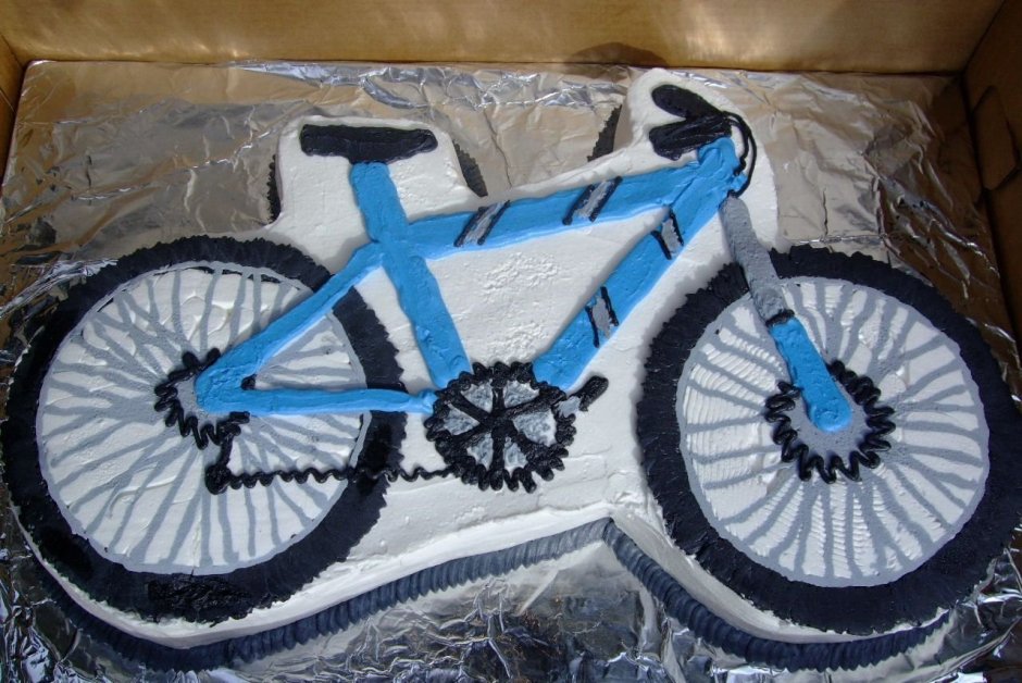 Торт мужчине велосипедист