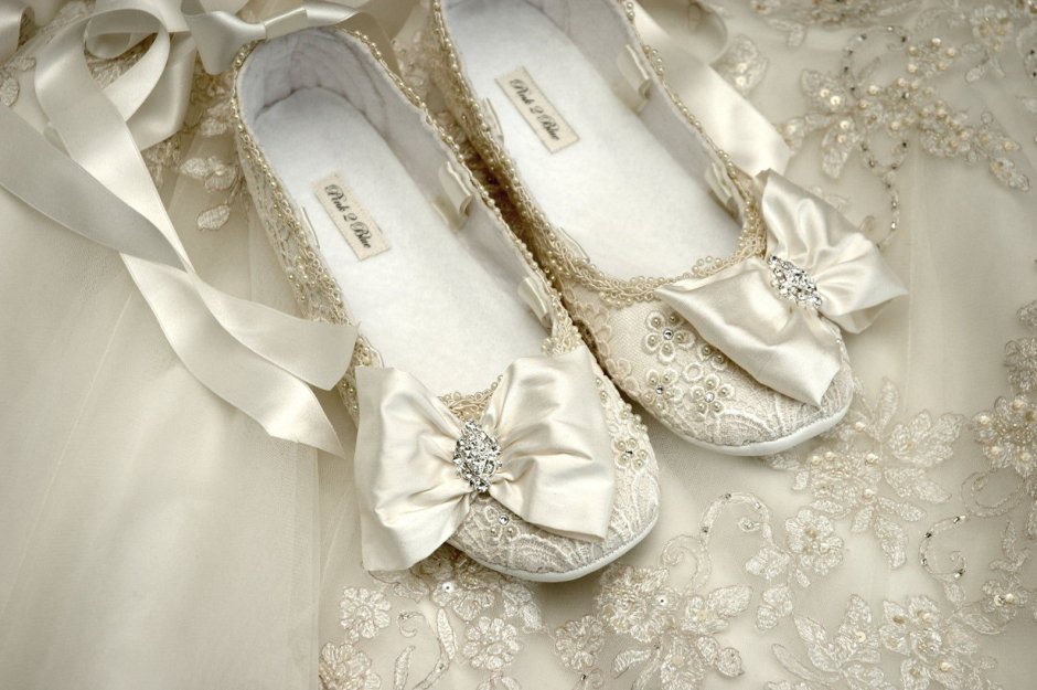 Туфли невесты без каблука