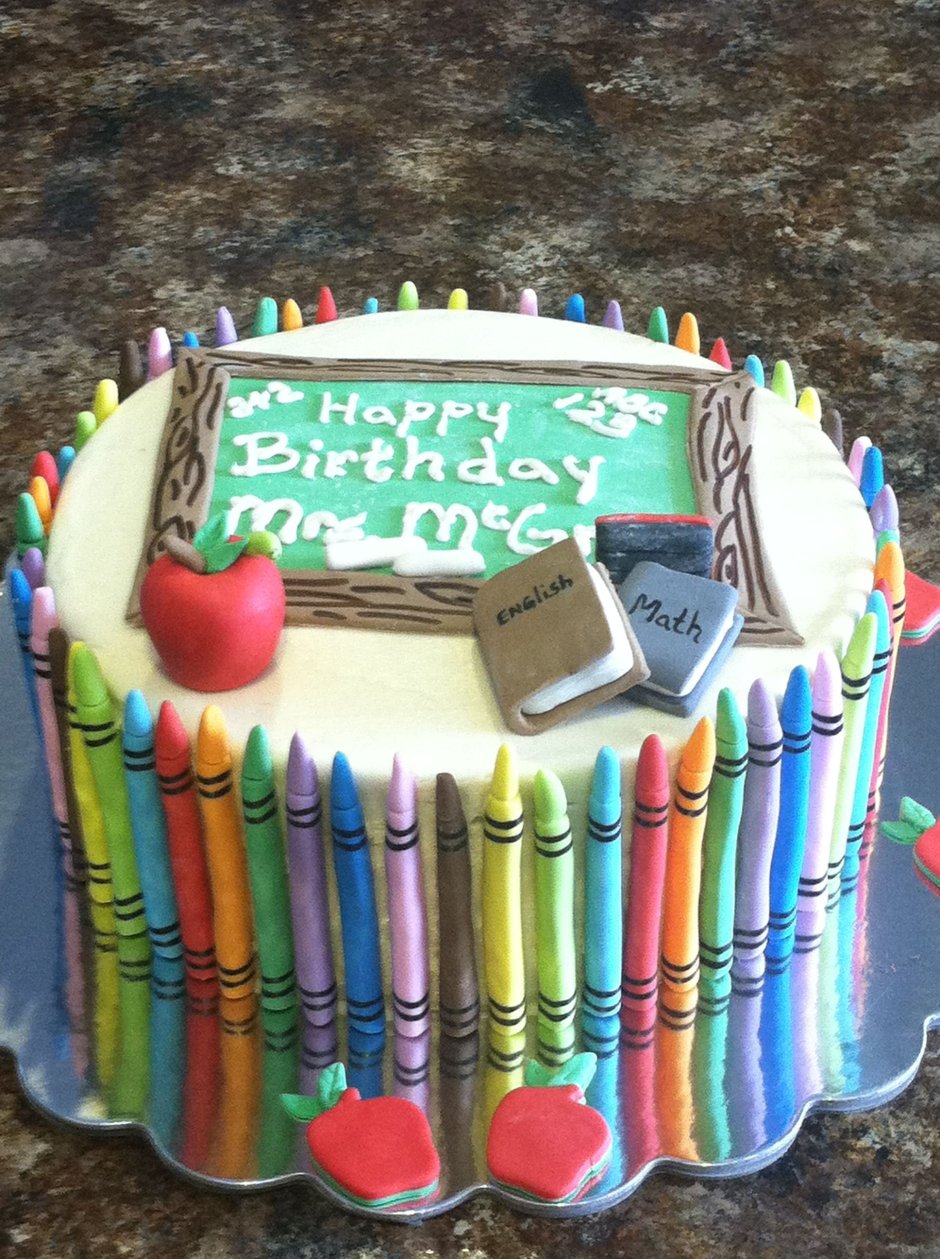 Торт учителю на день рождения