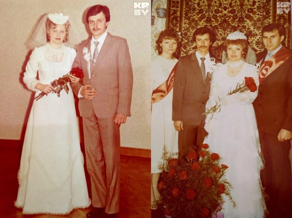 Мода на Свадебные платья в 70-80е