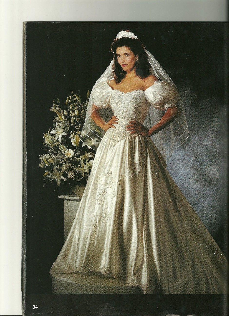 Свадебные платья 90s
