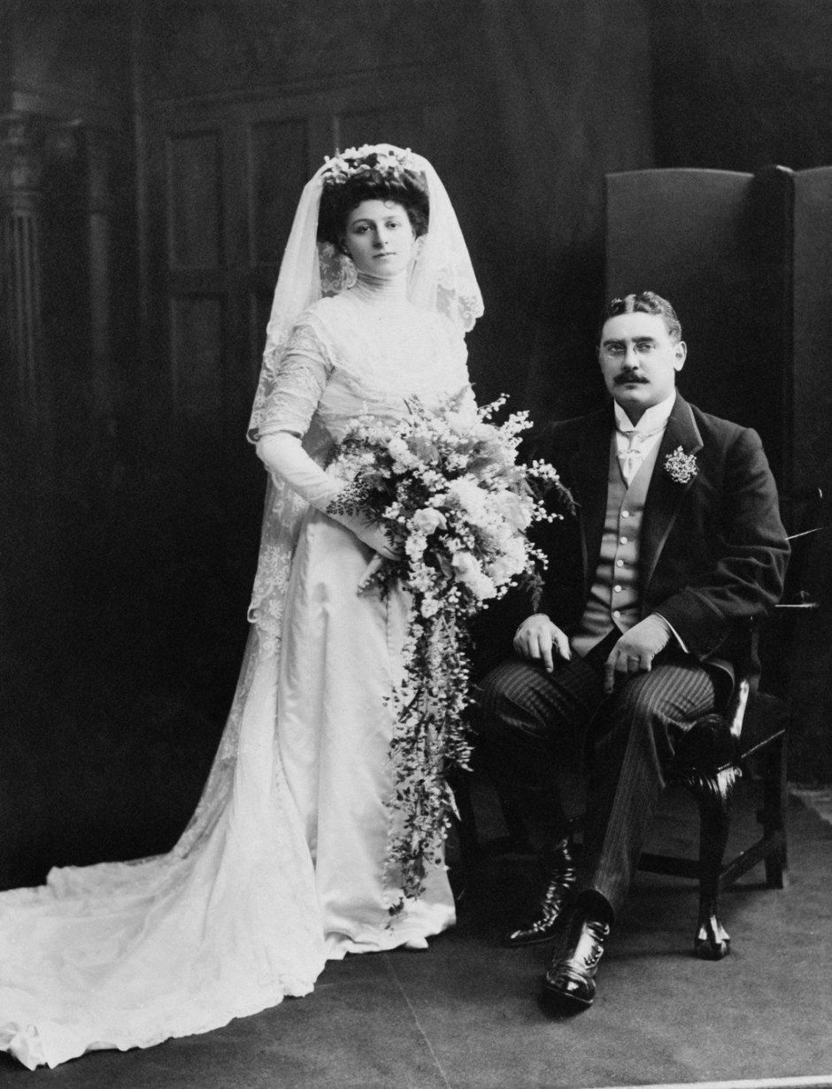 Свадебные платья 1910 годов