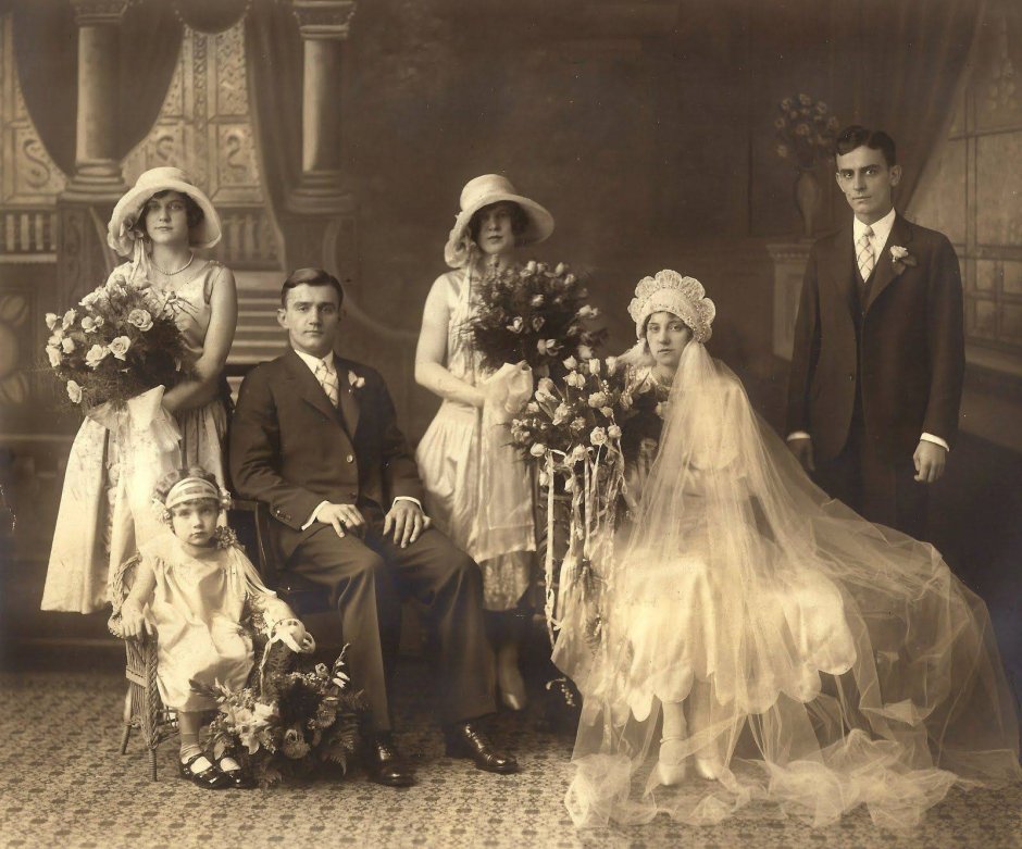 Свадебный стиль 1900г Англия