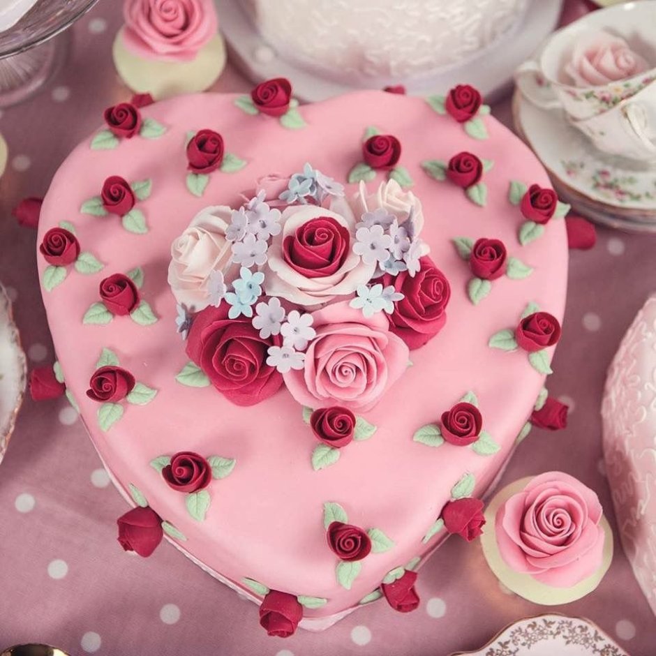 Cake aesthetic Pink