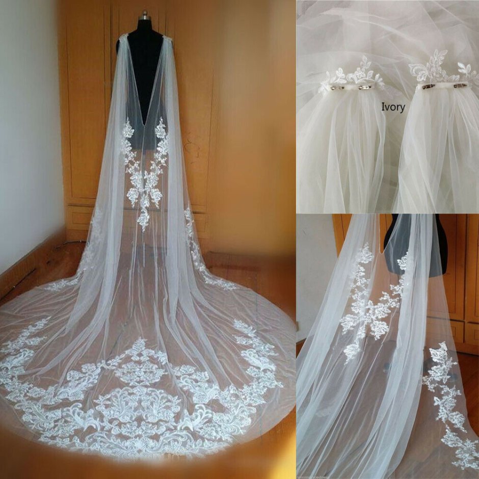 Свадебное платье с кейпом 2021