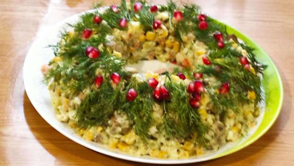 Норвежский салат к Рождеству