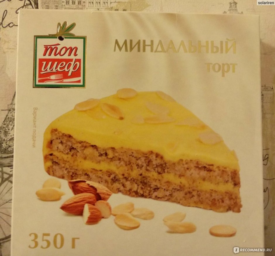 Миндальный торт Пятерочка