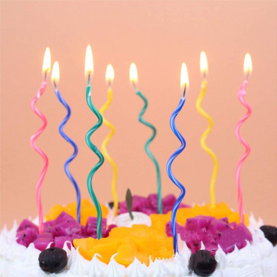 Набор свечей для торта 24шт (праздн.) Domina
