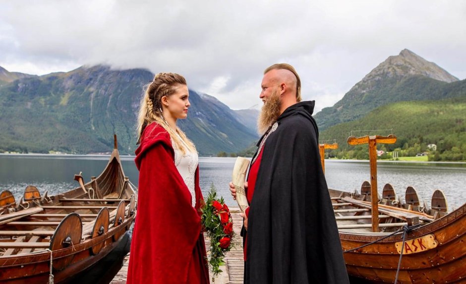 Свадьба в стиле Викинги Скандинавия