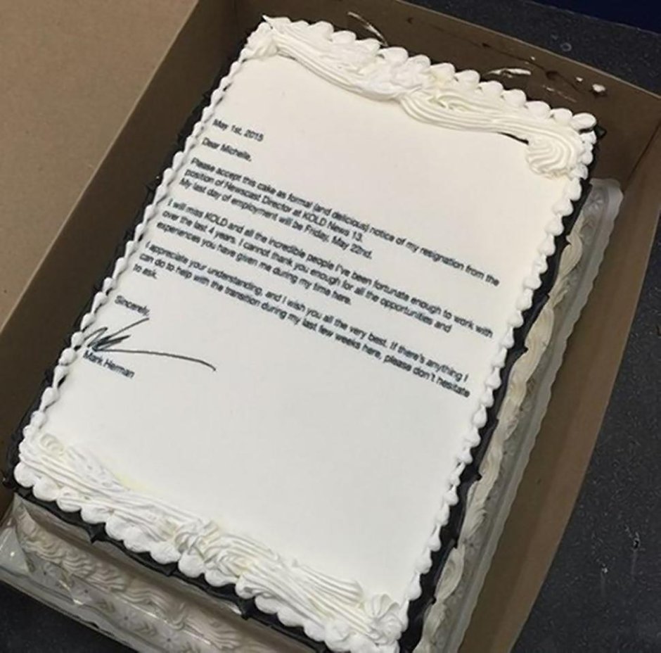 Торт для коллег