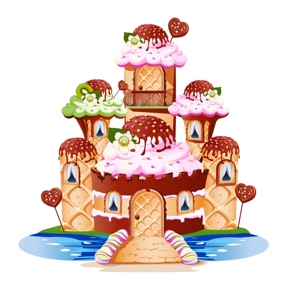 Замок из сладостей