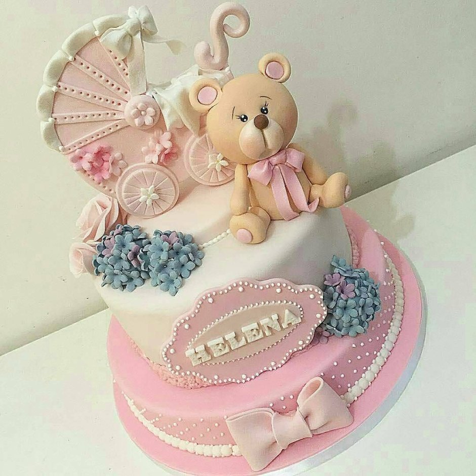 Тортик на 1 год девочке
