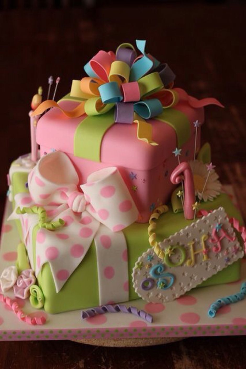 Красивый торт на день рождения дочке
