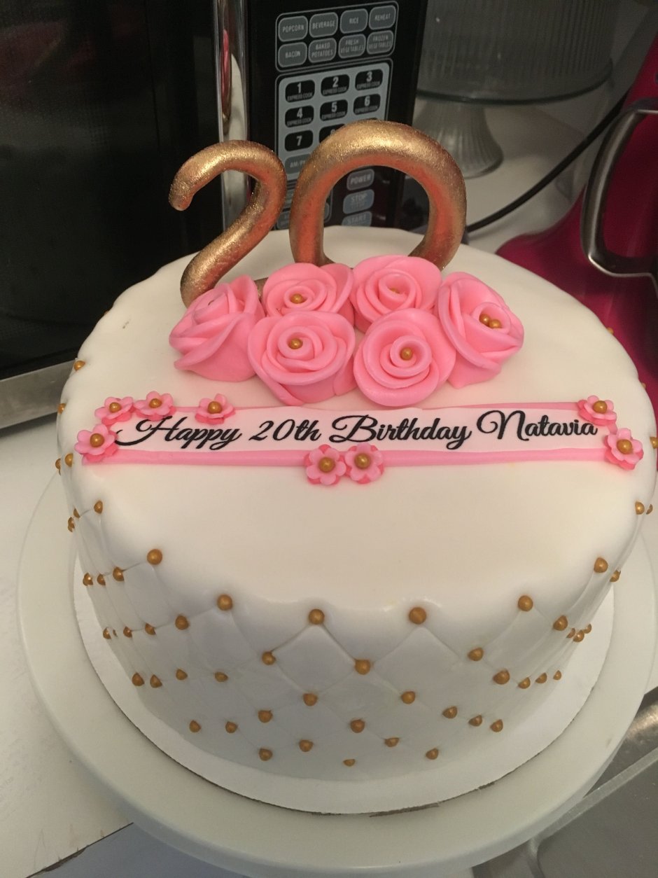 Торт на день рождения 20 лет девушке