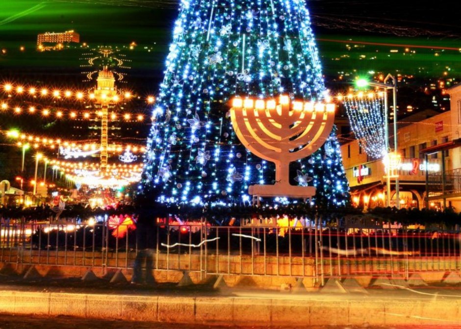 Новогодняя Хайфа Израиль