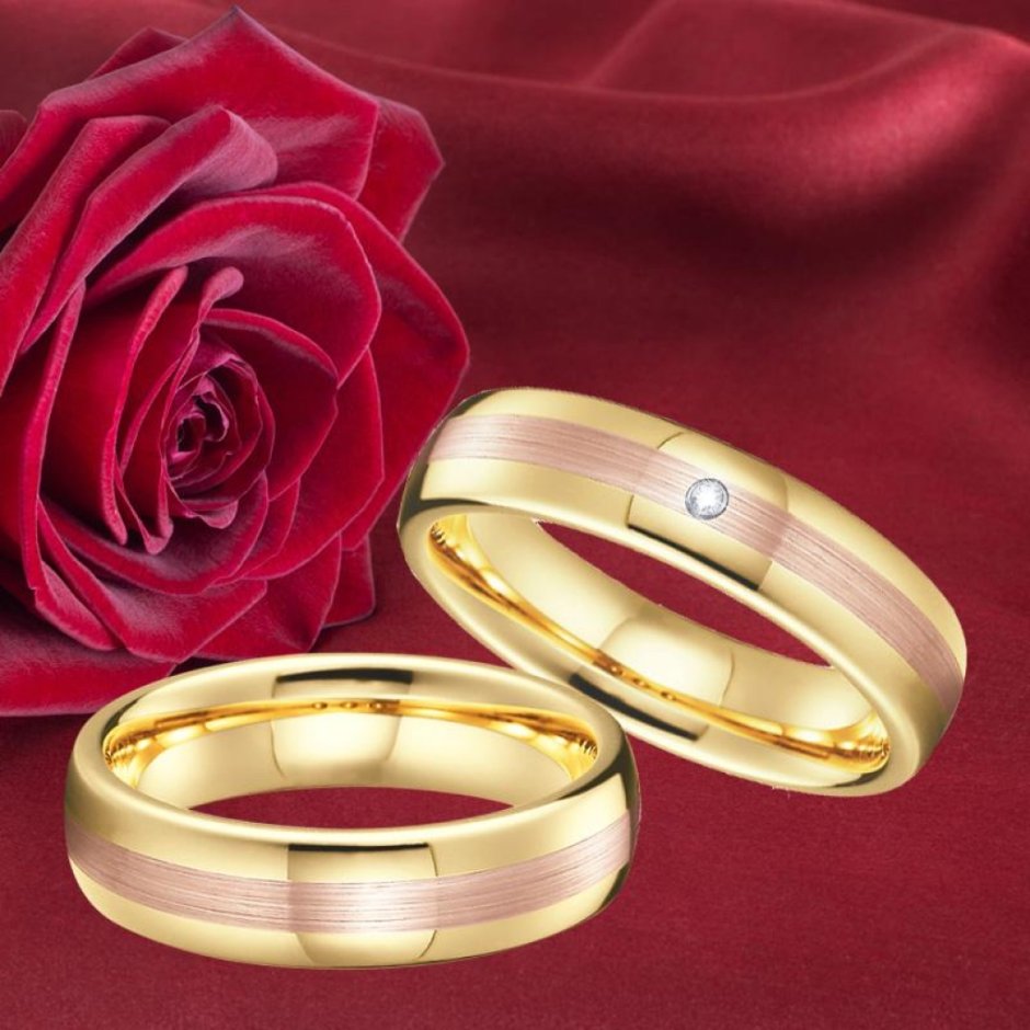 Свадебные кольца молодоженам
