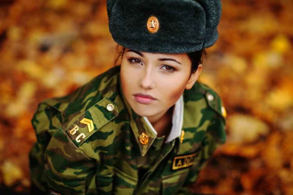 Девушки военные красивые