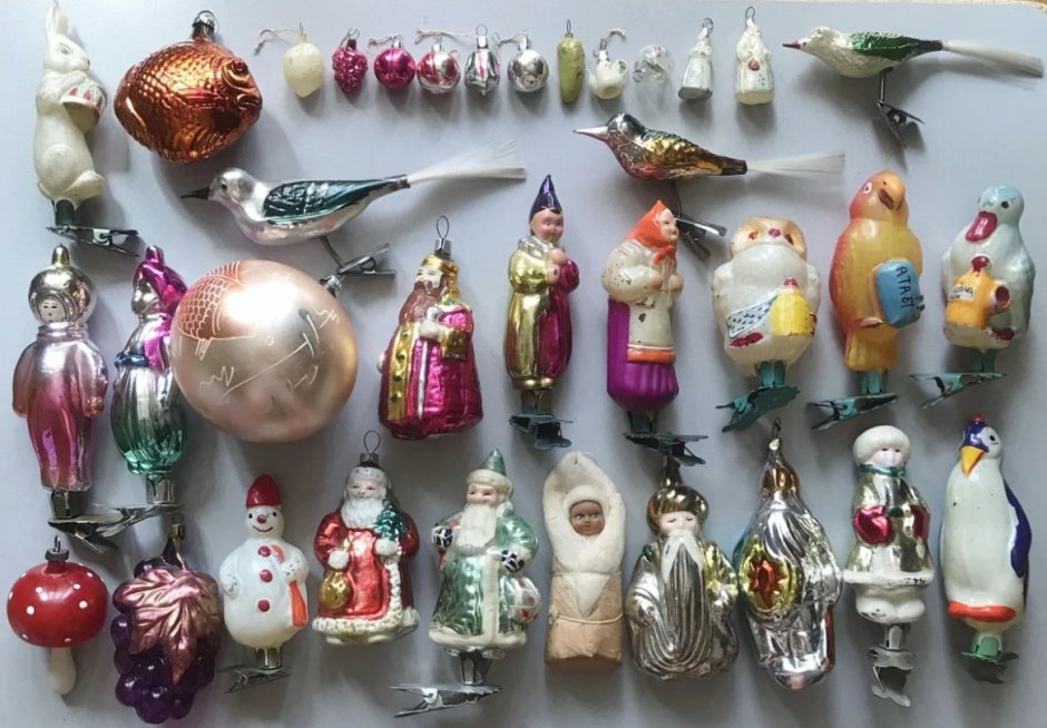 Набор елочных игрушек Морозко СССР