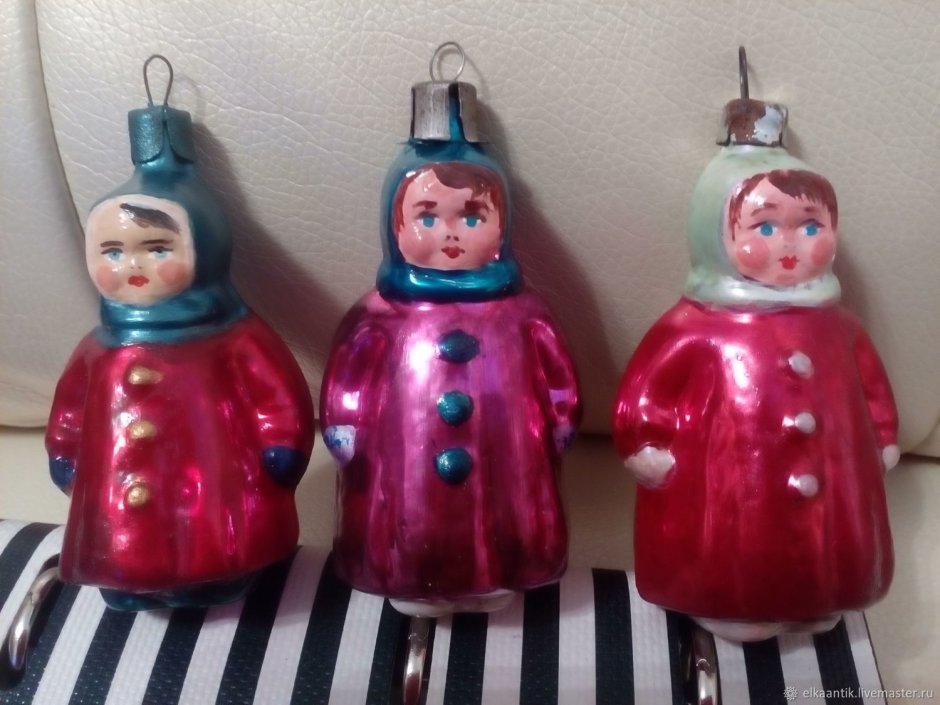 Советские елочные игрушки 60х