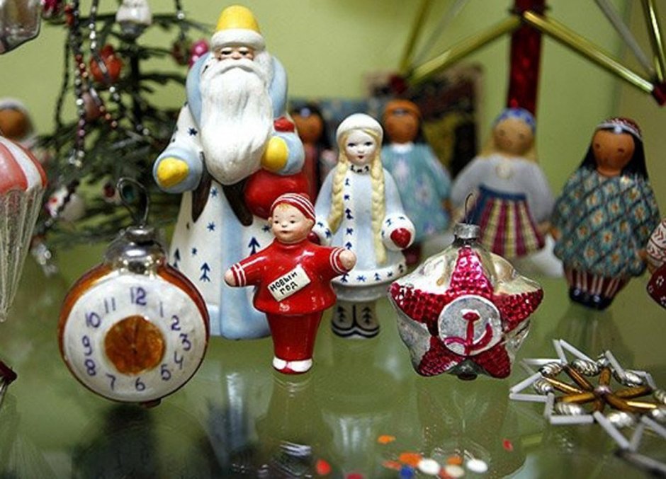Советские игрушки на елку