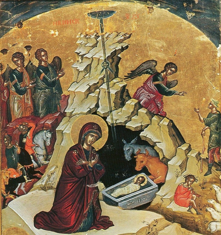 Икона Рождество Христово Синайский монастырь