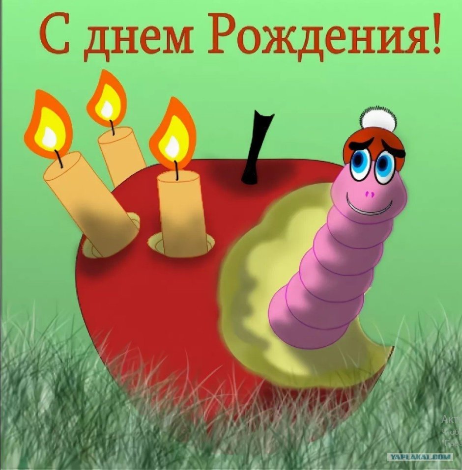 С днем рождения червячок