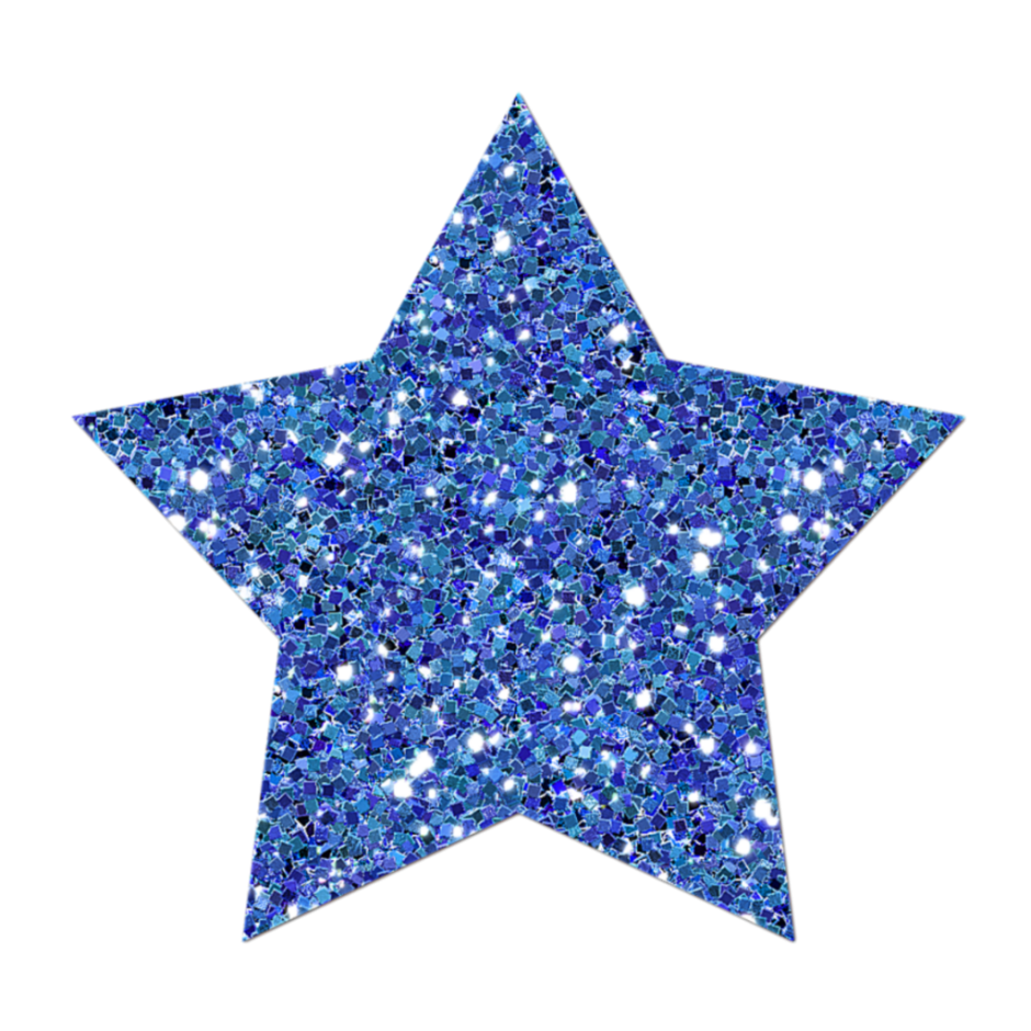 Синие звездочки