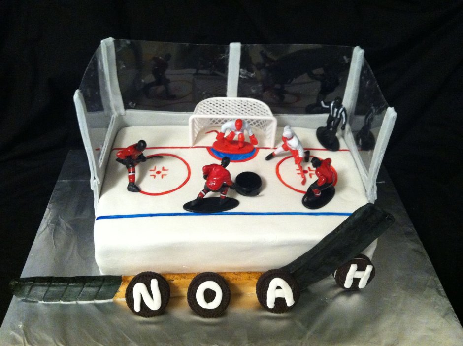 Торт хоккей квадратный