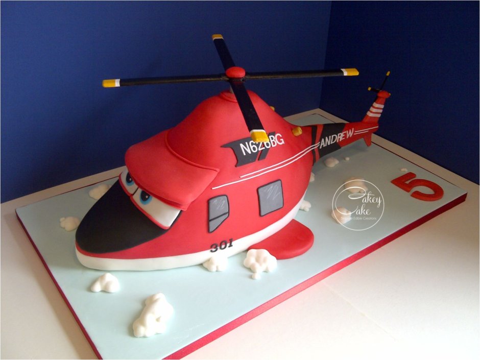 Торт для вертолетчика