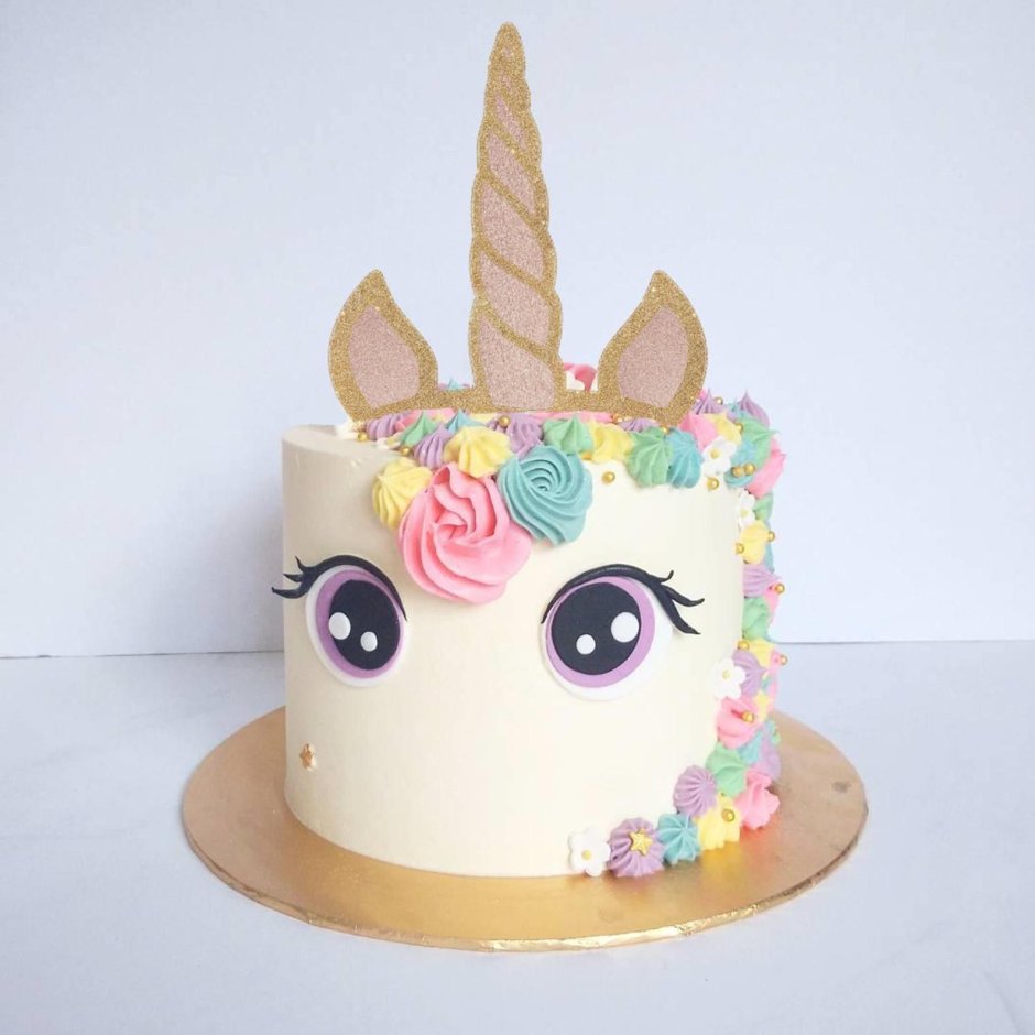 Торт на день рождения в стиле Единорожки