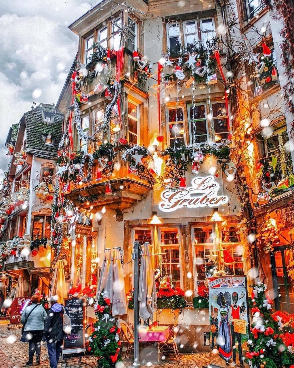 Франция Страсбург Рождественская ярмарка