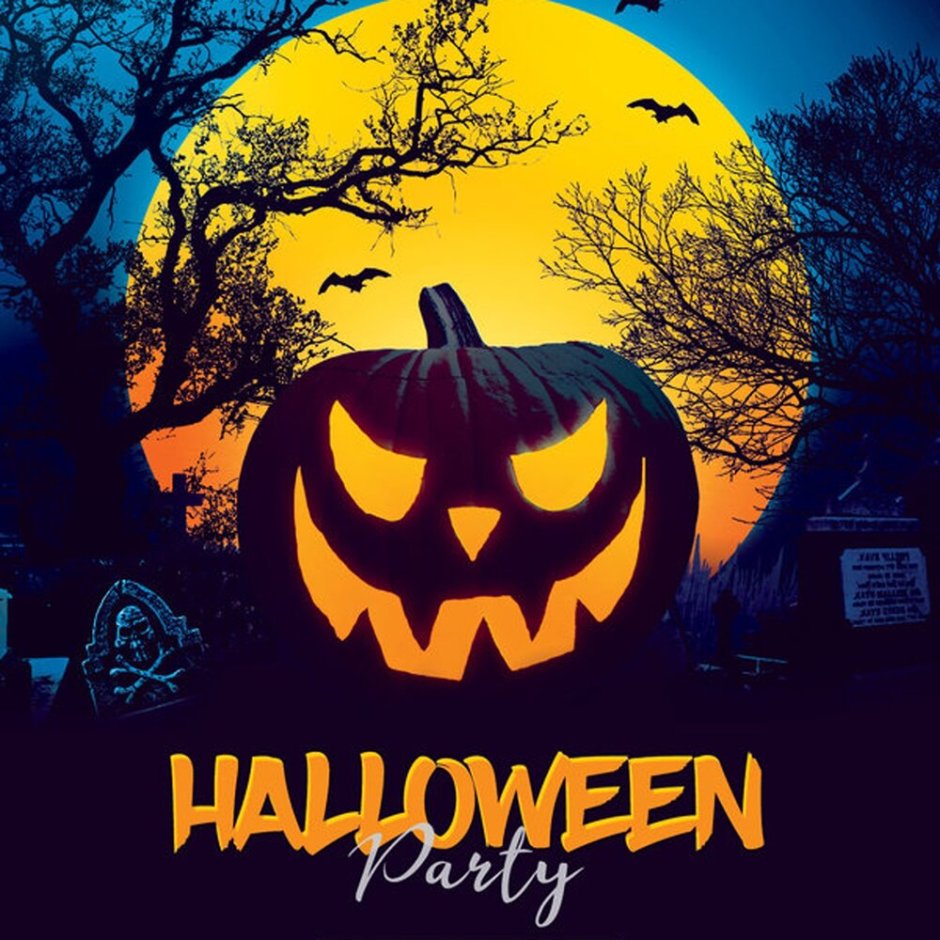 Плакат на Хэллоуин