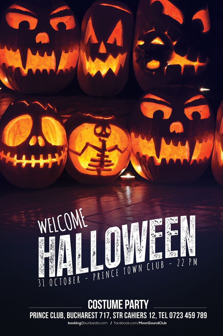 Halloween вечеринка плакат