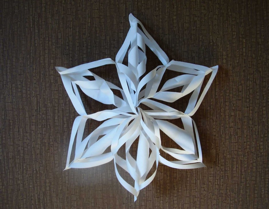 Snowflake paper steps