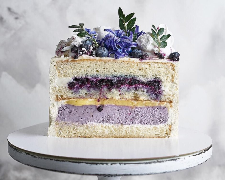 Blueberry Mousse Cake