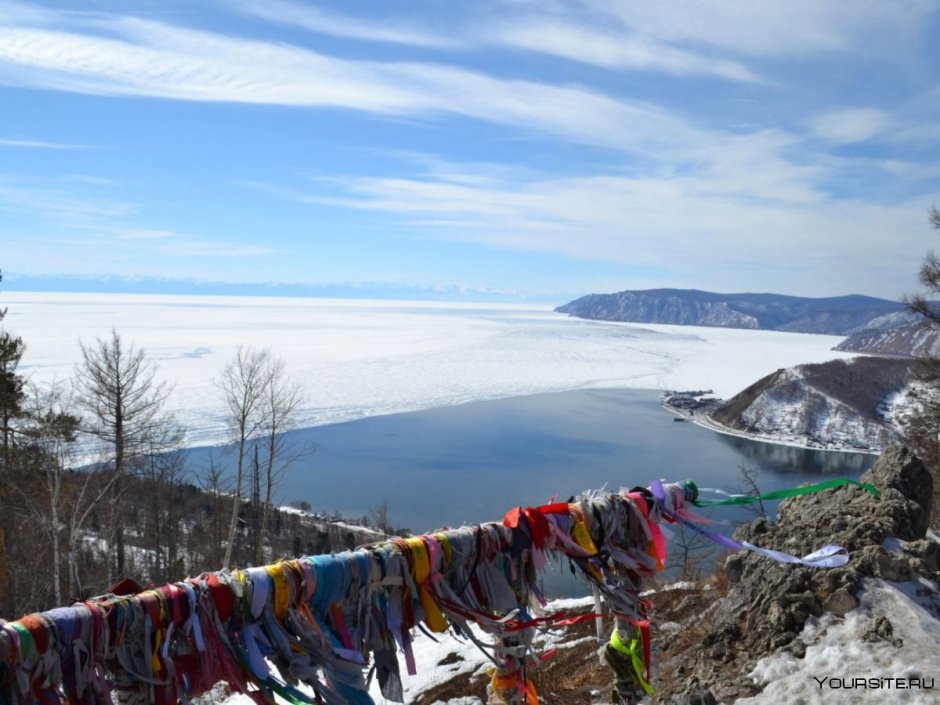 Байкал зимой Листвянка