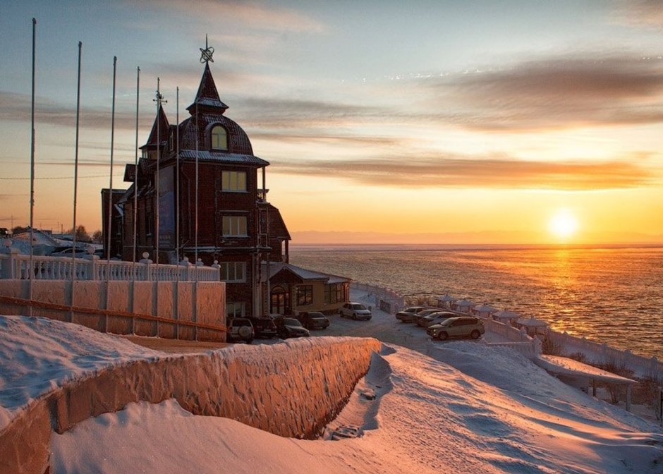 Фотосессия на Байкале зимой