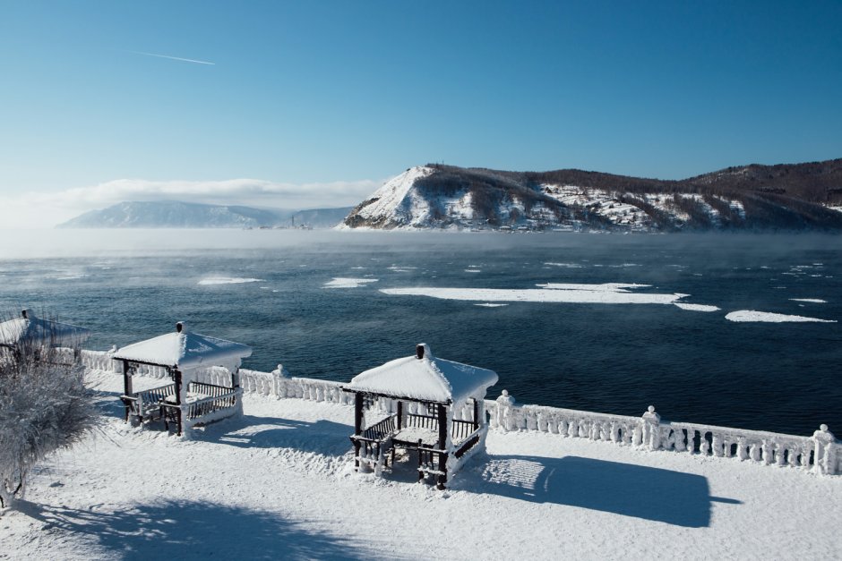 Байкал зимой Листвянка 2020