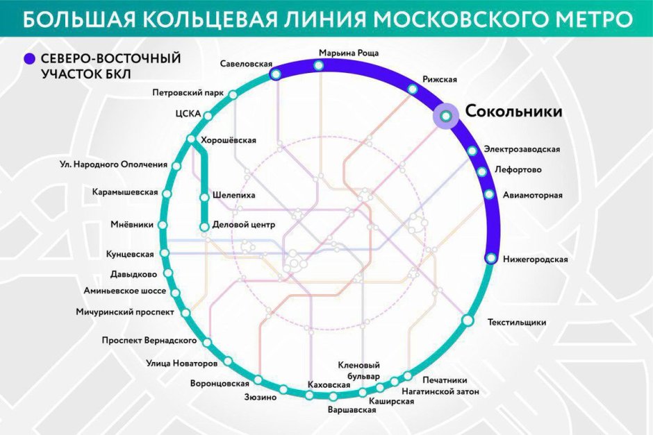 Бирюзовая ветка метро Москва