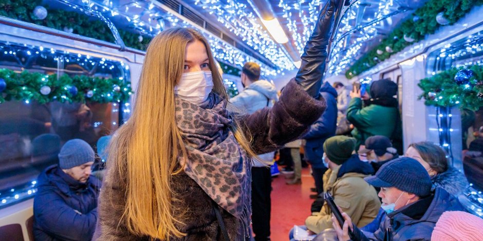 Новогодний поезд вышел на Таганско-Краснопресненскую линию