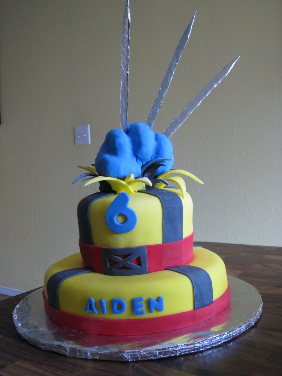 Торт для мальчика 5 лет на день рождения Росомаха