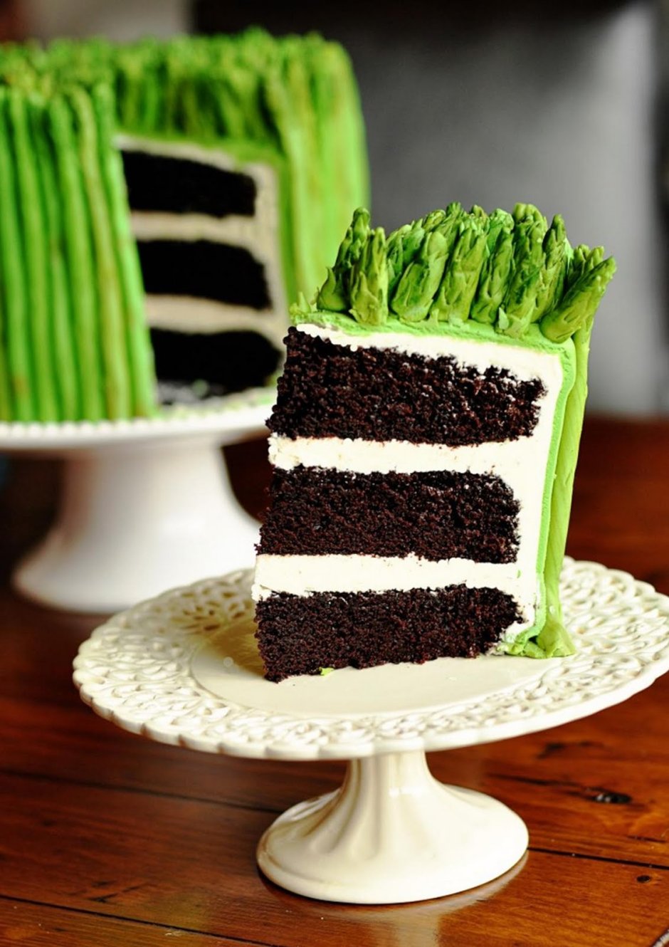 Мужской торт зеленый