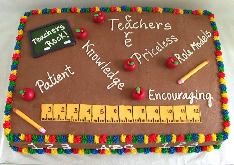 Красивые торты на день учителя