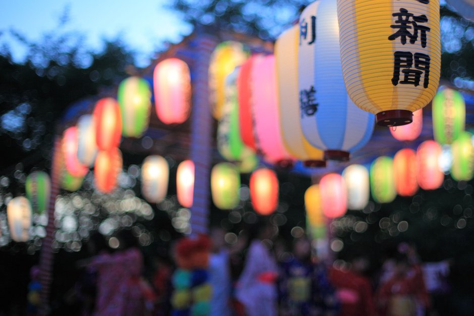 Японский фестиваль Obon