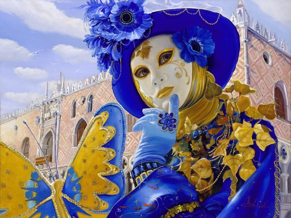 Олег Чубаков художник картина карнавал